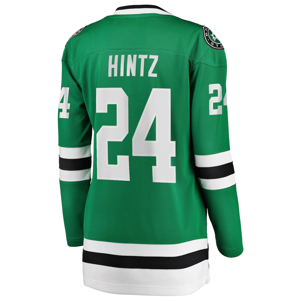 Roope Hintz 24 Dallas Stars Women's Home Breakaway Jersey - Kelly Green