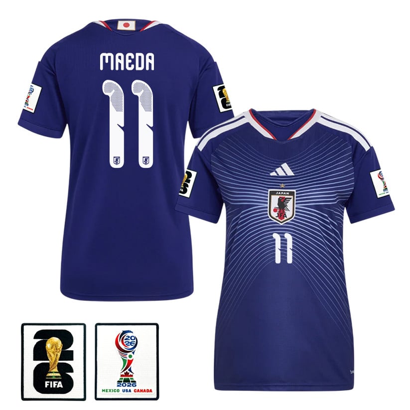 Daizen Maeda 11 Japan National Team 2026 Women's Home Jersey - Blue