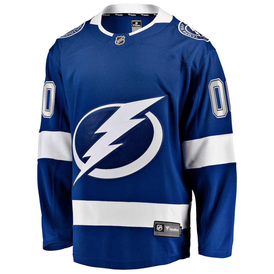 Tampa Bay Lightning Home Breakaway Custom Jersey - Blue