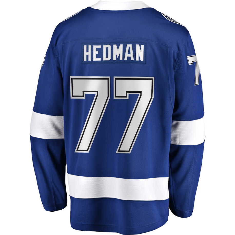 Victor Hedman 77 Tampa Bay Lightning Breakaway Jersey - Blue