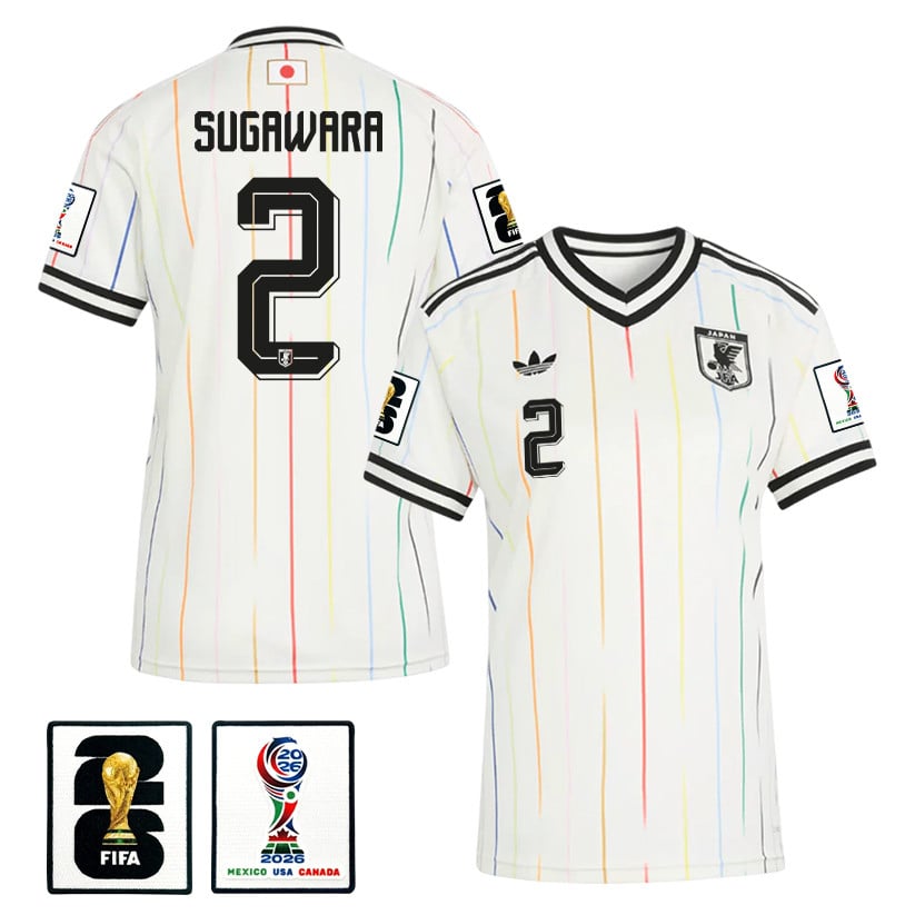 Yukinari Sugawara 2 Women's Japan National Team 2026 Away Jersey - Off White