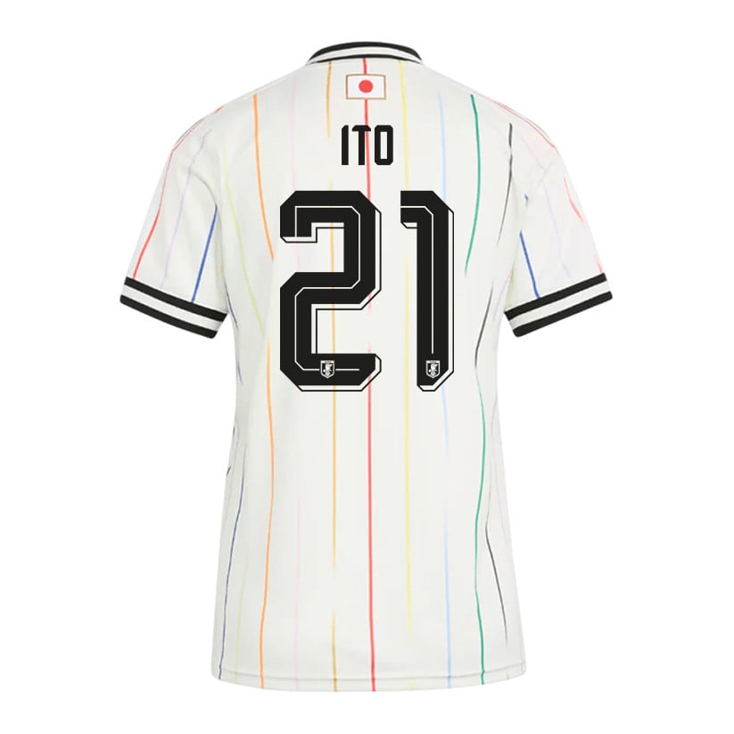 Hiroki Ito 21 Women's Japan National Team 2026 Away Jersey - Off White