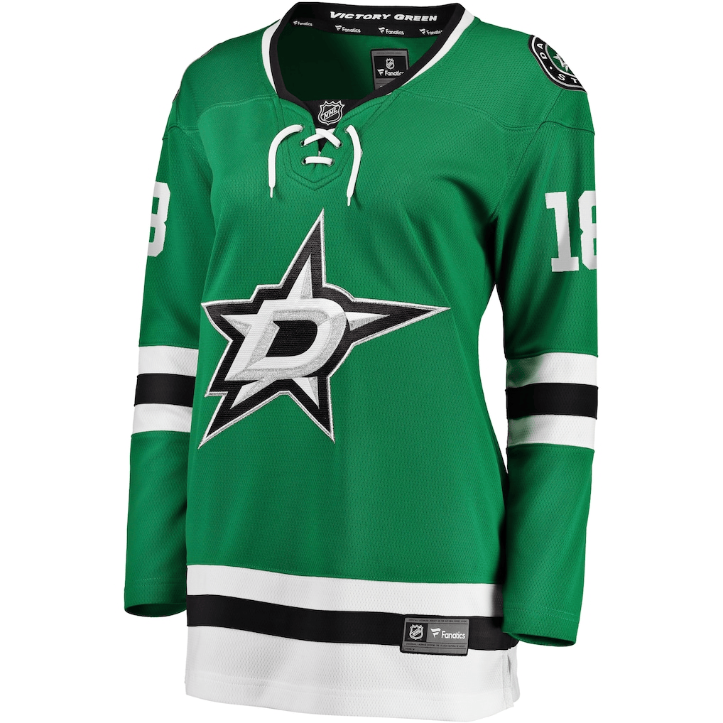 Sam Steel 18 Dallas Stars Women's Home Breakaway Jersey - Kelly Green