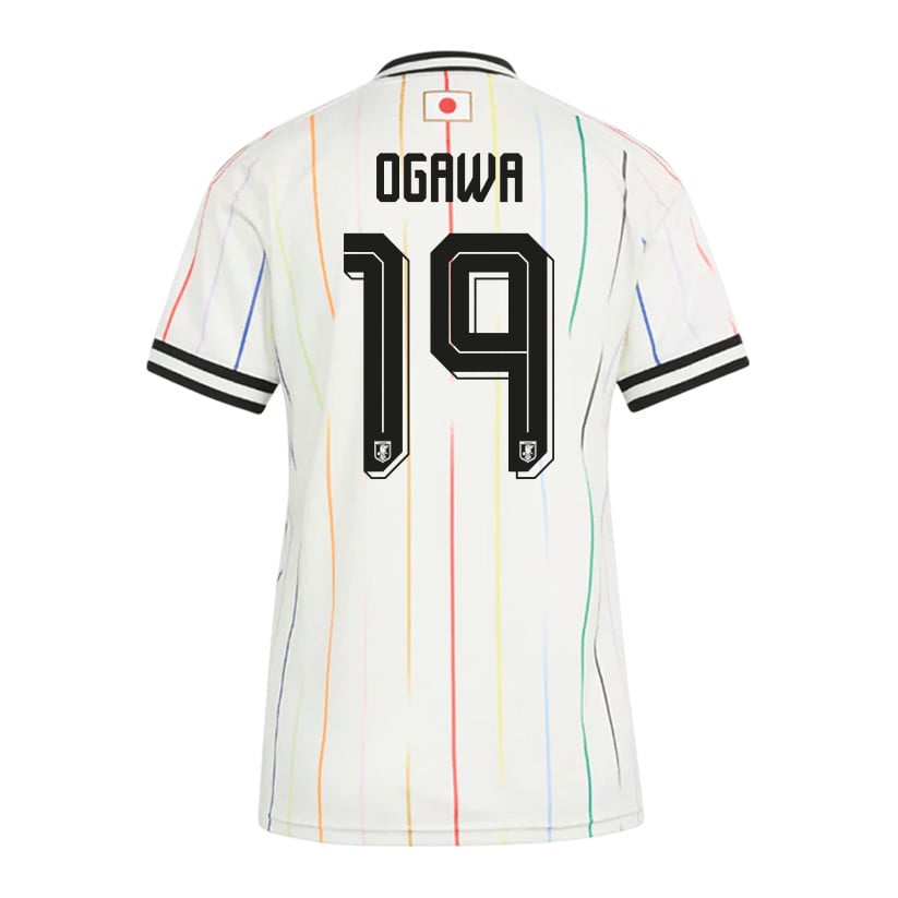 Koki Ogawa 19 Women's Japan National Team 2026 Away Jersey - Off White