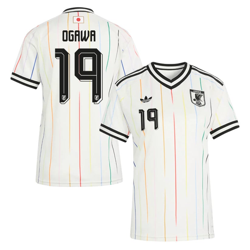 Koki Ogawa 19 Women's Japan National Team 2026 Away Jersey - Off White