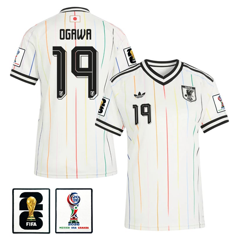 Koki Ogawa 19 Women's Japan National Team 2026 Away Jersey - Off White