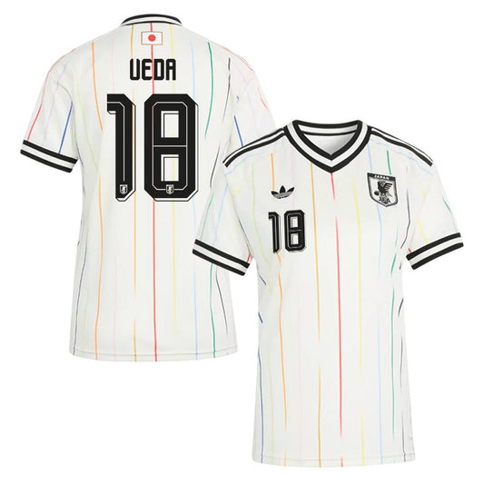 Ayase Ueda 18 Women's Japan National Team 2026 Away Jersey - Off White