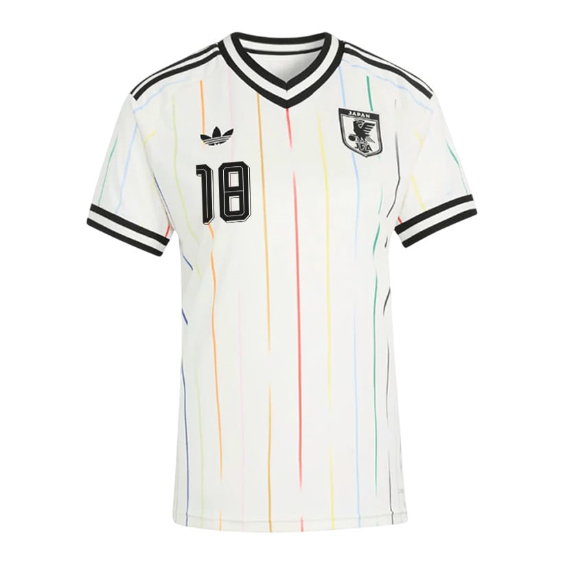 Ayase Ueda 18 Women's Japan National Team 2026 Away Jersey - Off White