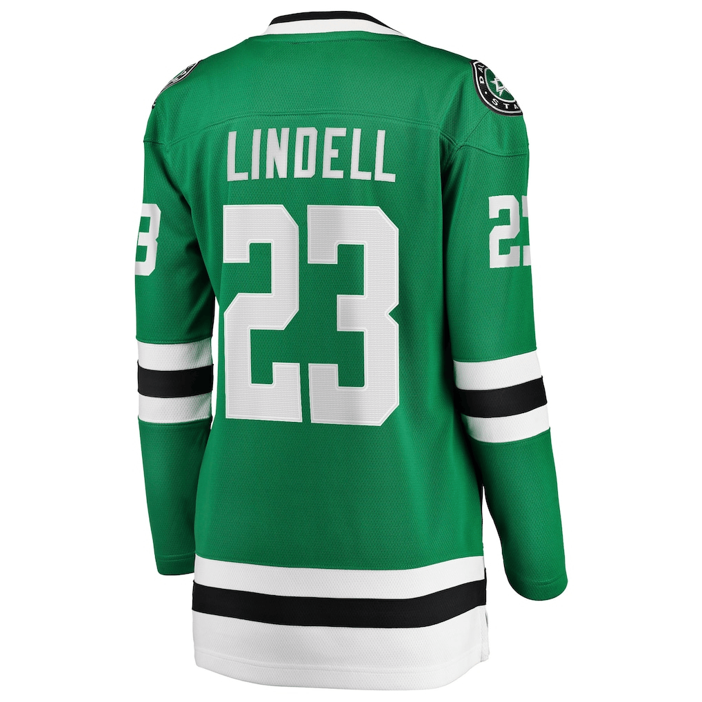 Esa Lindell 23 Dallas Stars Women's Home Breakaway Jersey - Kelly Green