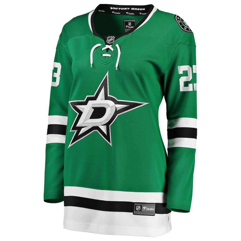 Esa Lindell 23 Dallas Stars Women's Home Breakaway Jersey - Kelly Green