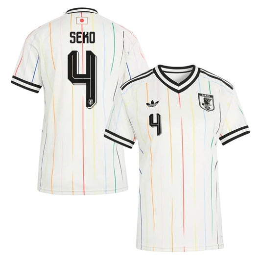 Ayumu Seko 4 Women's Japan National Team 2026 Away Jersey - Off White