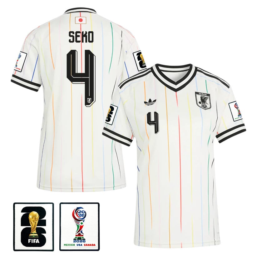 Ayumu Seko 4 Women's Japan National Team 2026 Away Jersey - Off White