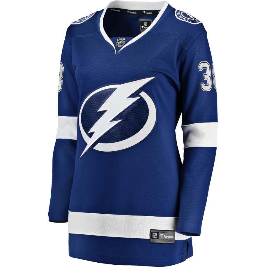 Brandon Hagel 38 Tampa Bay Lightning Women's Home Breakaway Player Jersey - Blue