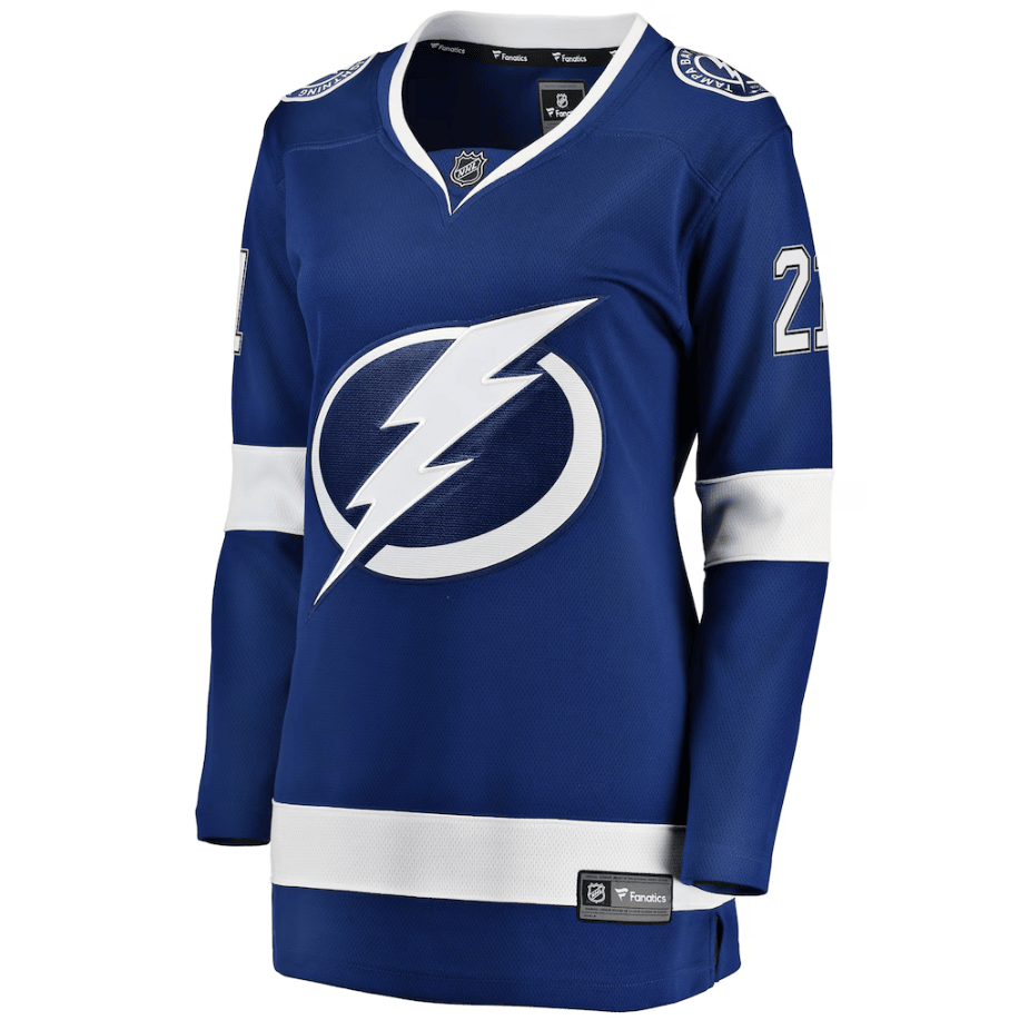 Brayden Point 21 Tampa Bay Lightning Women's Breakaway Player Jersey - Blue