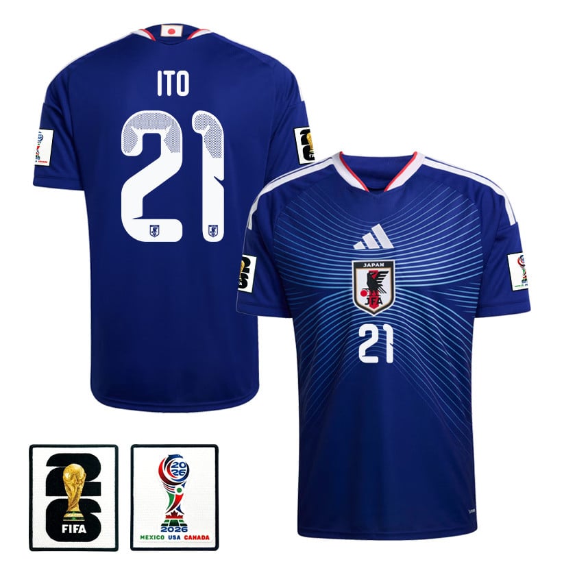 Hiroki Ito 21 Japan National Team 2026 Home Jersey - Blue, Men