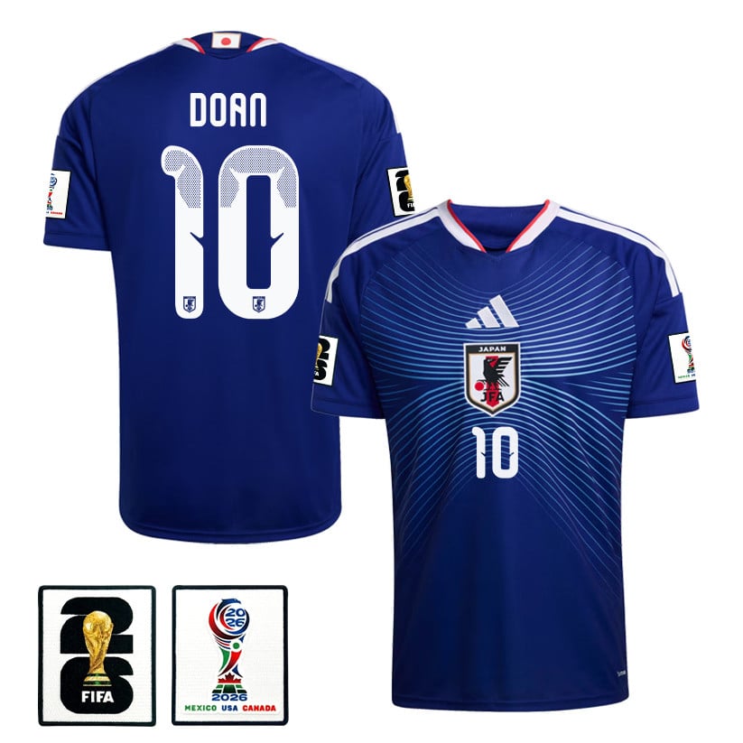 Ritsu Doan 10 Japan National Team 2026 Home Jersey - Blue, Men