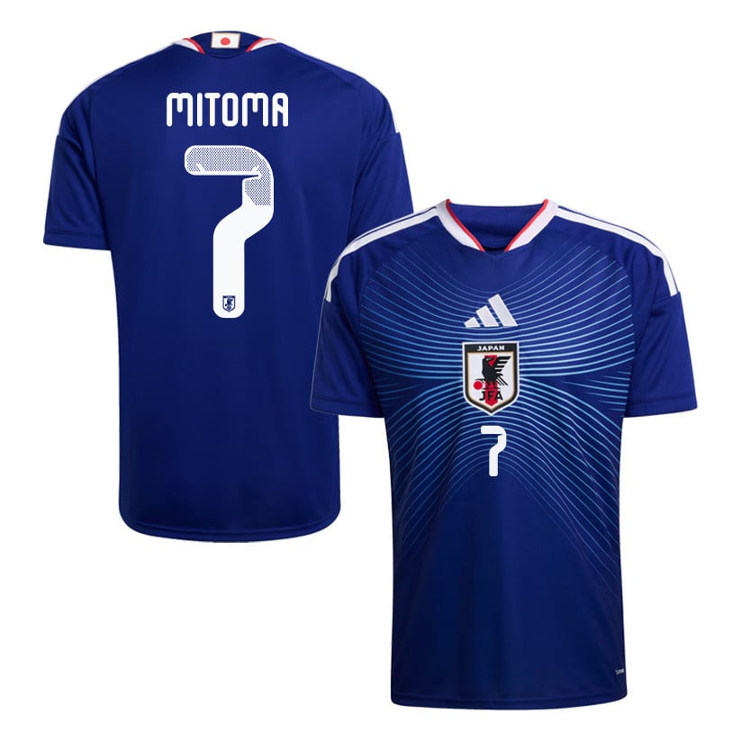Kaoru Mitoma 7 Japan National Team 2026 Home Jersey - Blue, Men