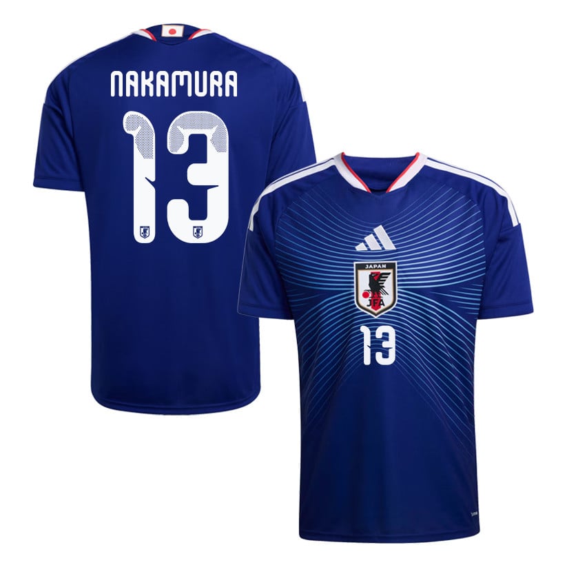 Keito Nakamura 13 Japan National Team 2026 Home Jersey - Blue, Men