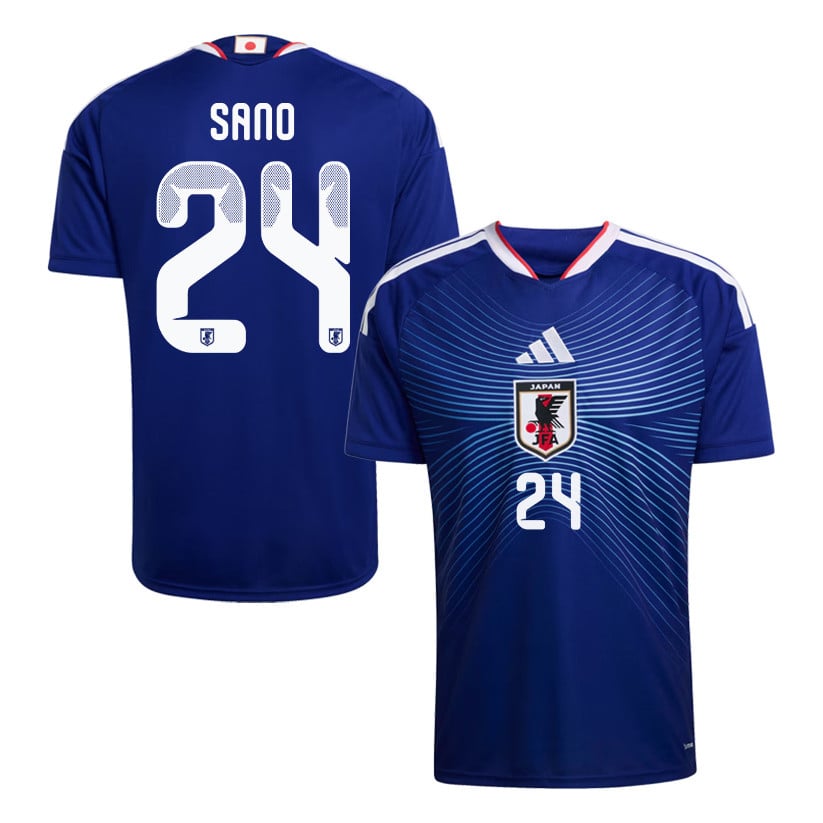 Kaishu Sano 24 Japan National Team 2026 Home Jersey - Blue, Men