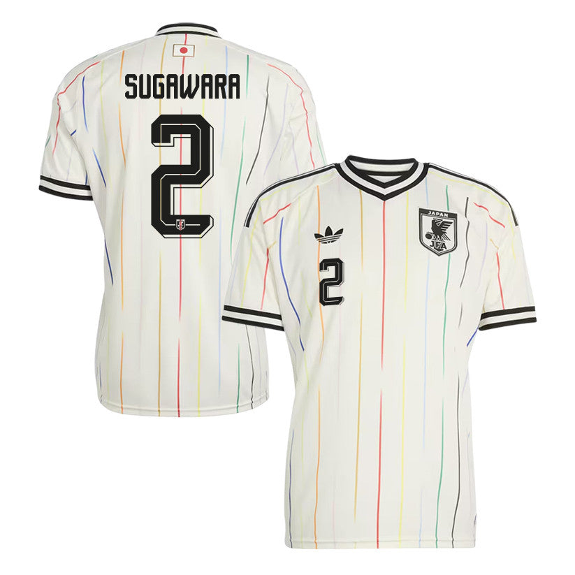 Yukinari Sugawara 2 Japan National Team 2026 Away Jersey - Off White, Men