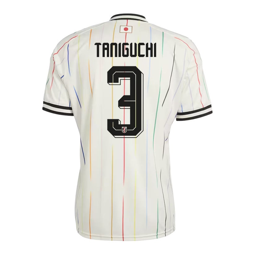 Shogo Taniguchi 3 Japan National Team 2026 Away Jersey - Off White, Men