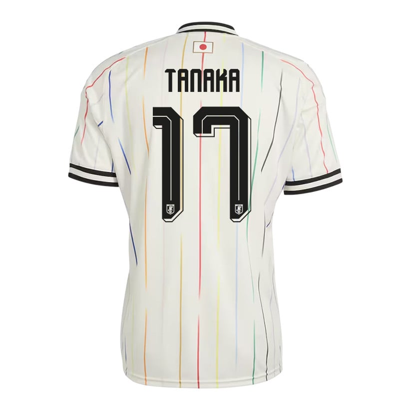 Ao Tanaka 17 Japan National Team 2026 Away Jersey - Off White, Men