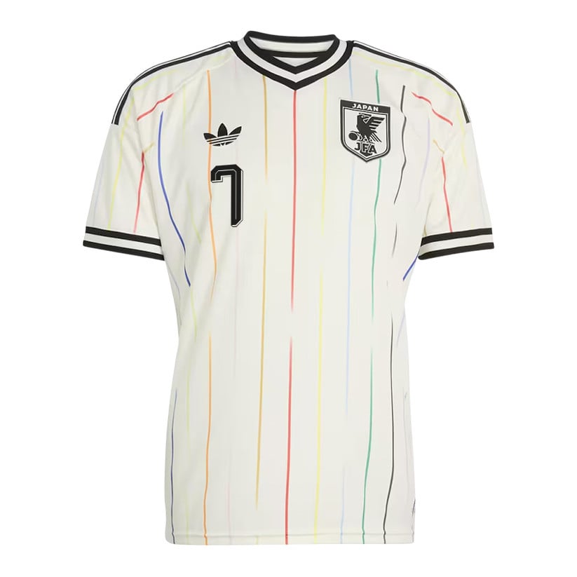 Kaoru Mitoma 7 Japan National Team 2026 Away Jersey - Off White, Men
