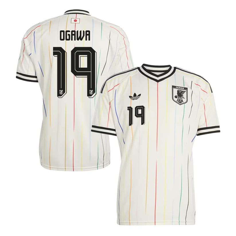 Koki Ogawa 19 Japan National Team 2026 Away Jersey - Off White, Men