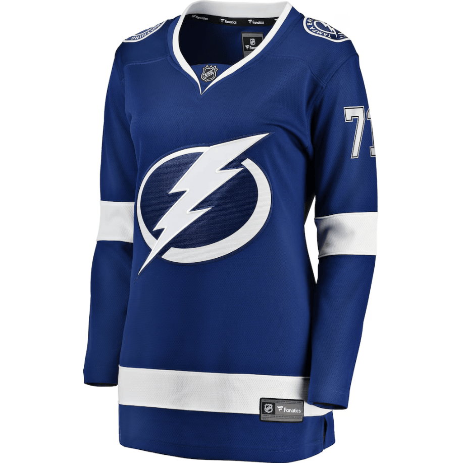 Anthony Cirelli 71 Tampa Bay Lightning Women's Home Breakaway Player Jersey - Blue