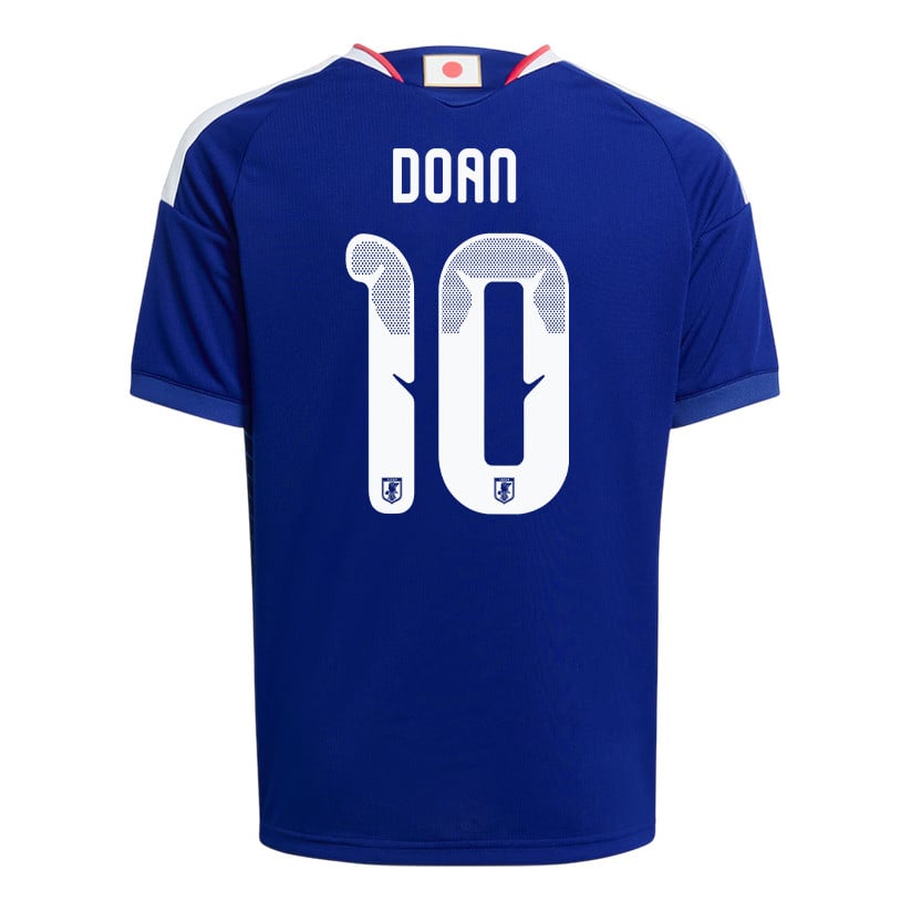 Ritsu Doan 10 Youth Japan National Team 2026 Home Jersey - Blue