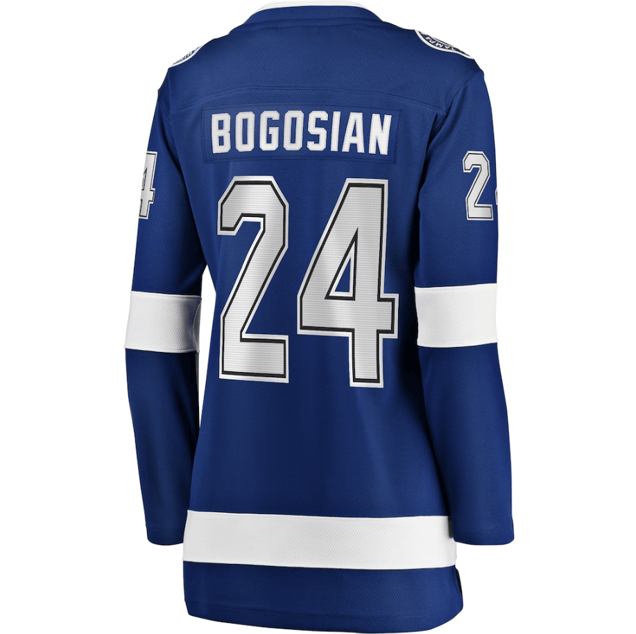Zach Bogosian 24 Tampa Bay Lightning Women's Home Breakaway Player Jersey - Blue