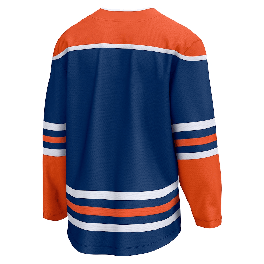 Edmonton Oilers Home Breakaway Men Jersey - Royal/Orange