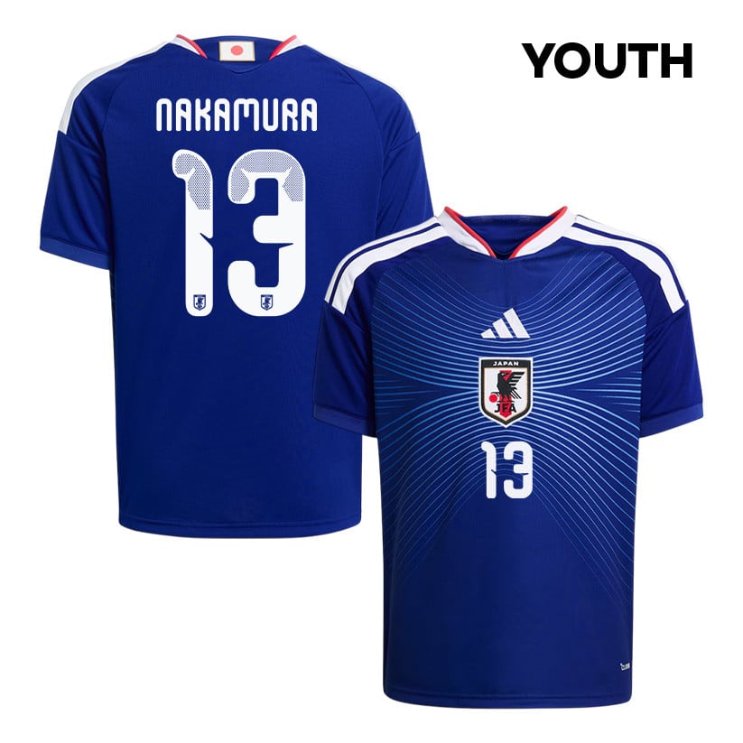 Keito Nakamura 13 Youth Japan National Team 2026 Home Jersey - Blue
