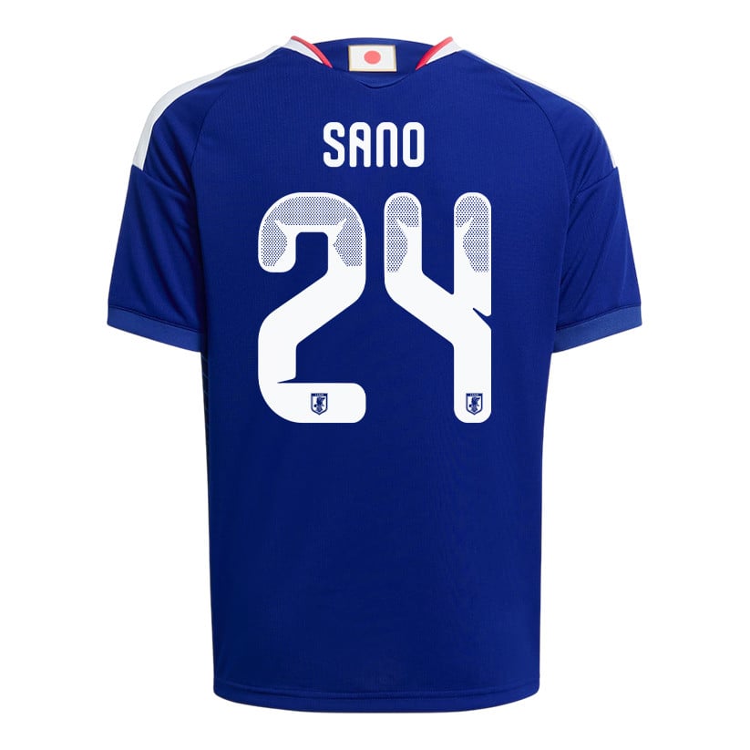 Kaishu Sano 24 Youth Japan National Team 2026 Home Jersey - Blue