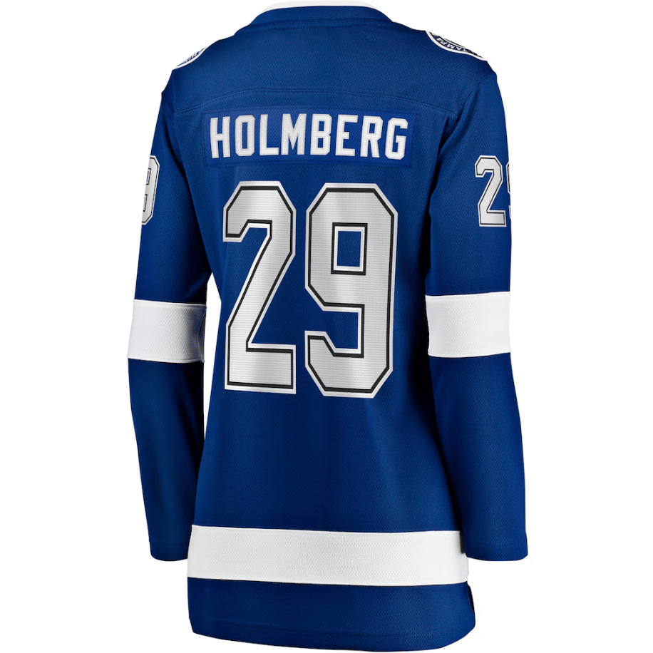 Pontus Holmberg 29 Tampa Bay Lightning Women's Home Breakaway Jersey - Blue