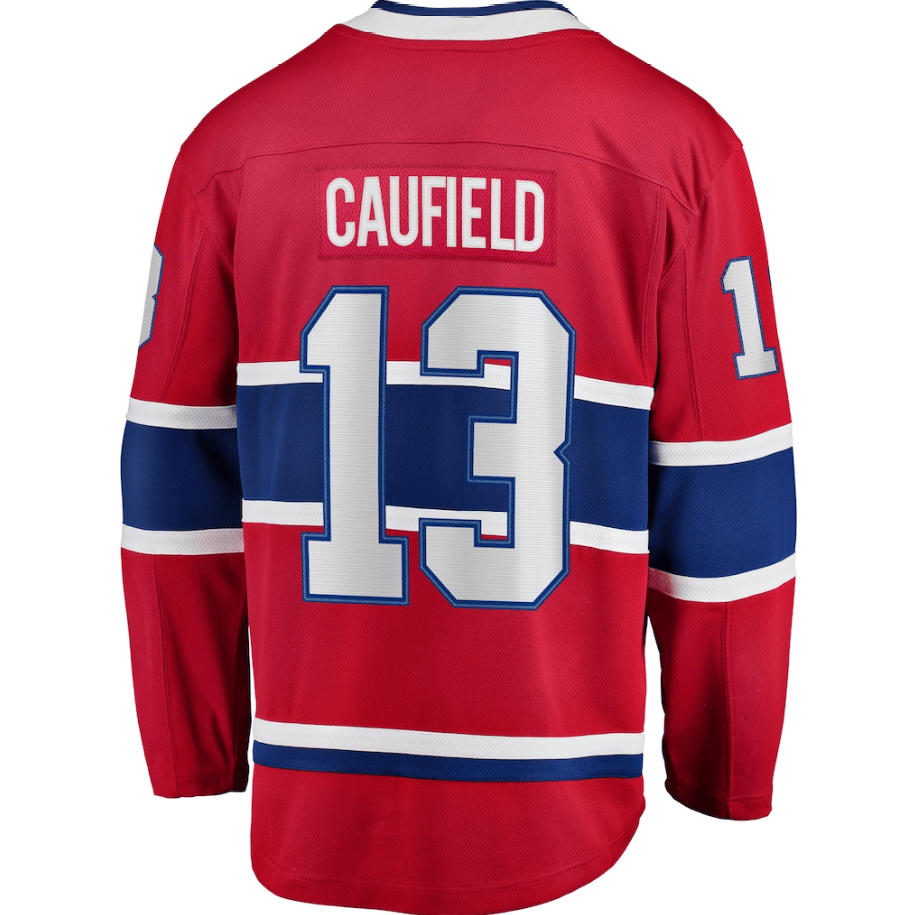 Cole Caufield 13 Montreal Canadiens Home Premier Breakaway Player Jersey - Red