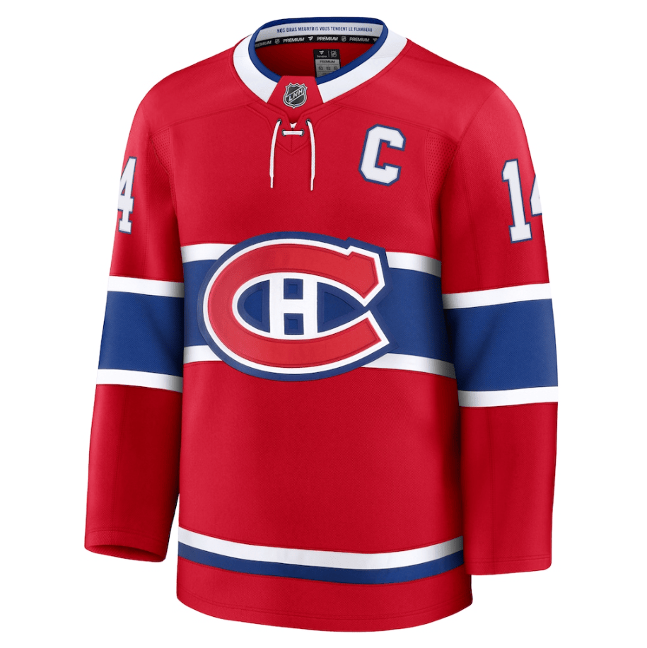 Nick Suzuki 14 Montreal Canadiens Home Premium Jersey - Red
