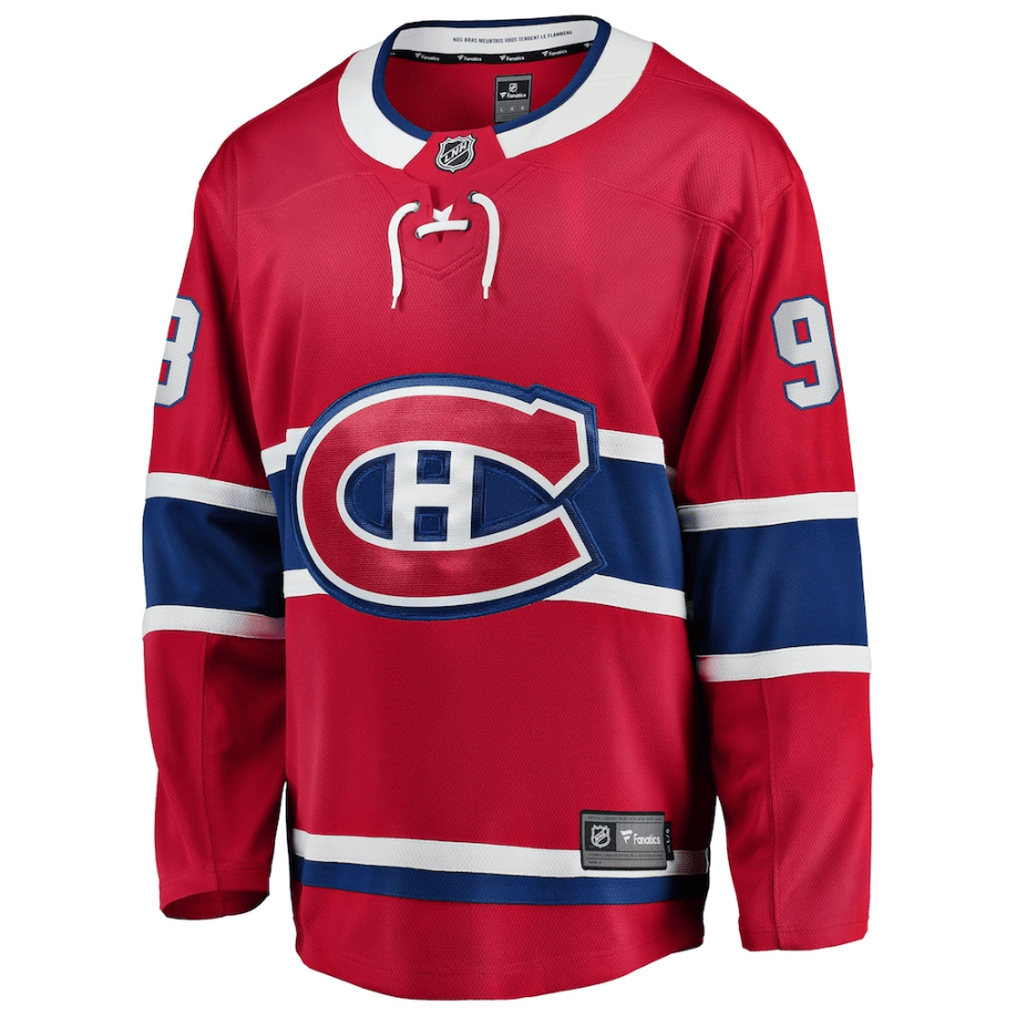 Ivan Demidov 93 Montreal Canadiens Home Breakaway Jersey - Red