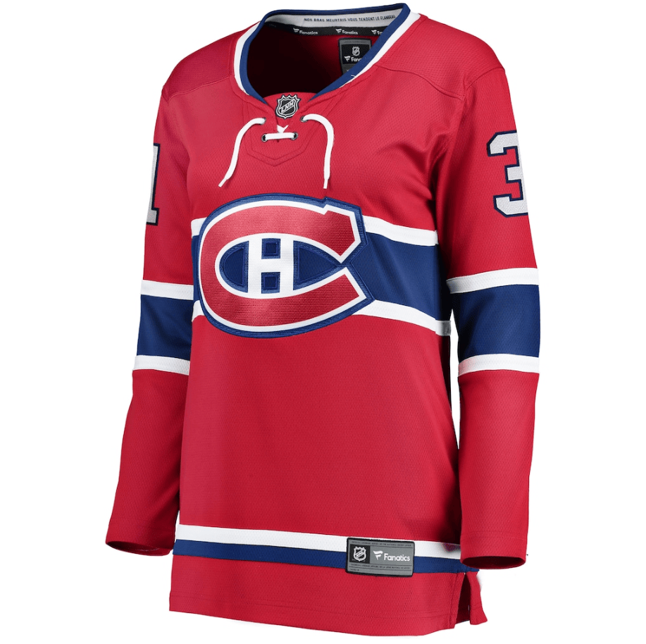 Carey Price 31 Montreal Canadiens Women's Home Breakaway Jersey - Red