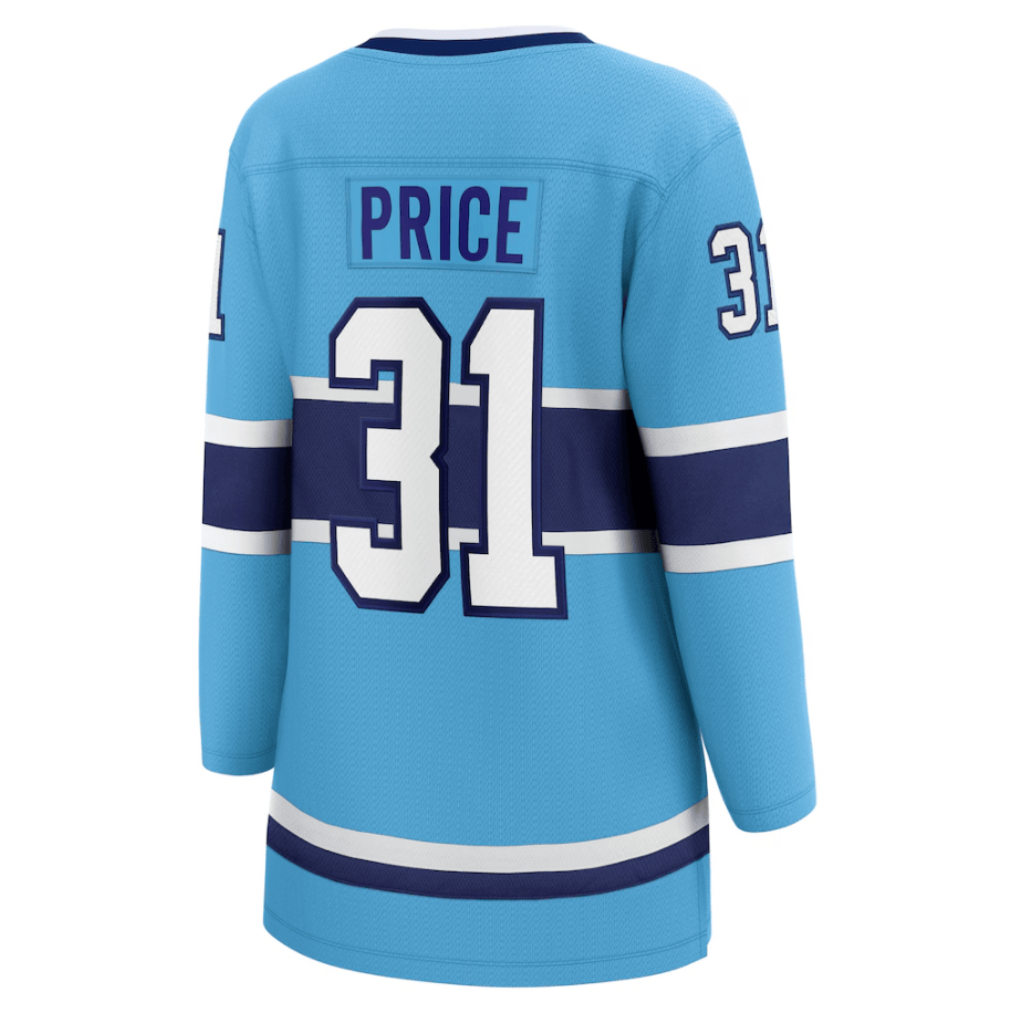 Carey Price 31 Montreal Canadiens Women's Special Edition 2.0 Breakaway Player Jersey - Light Blue
