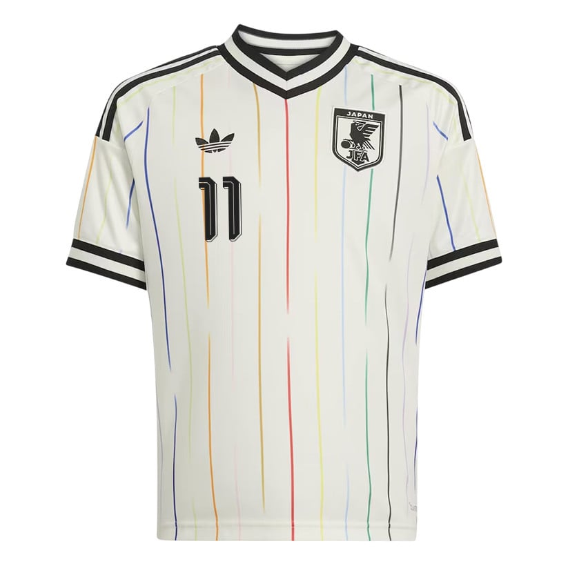 Daizen Maeda 11 Youth Japan National Team 2026 Away Jersey - Off White