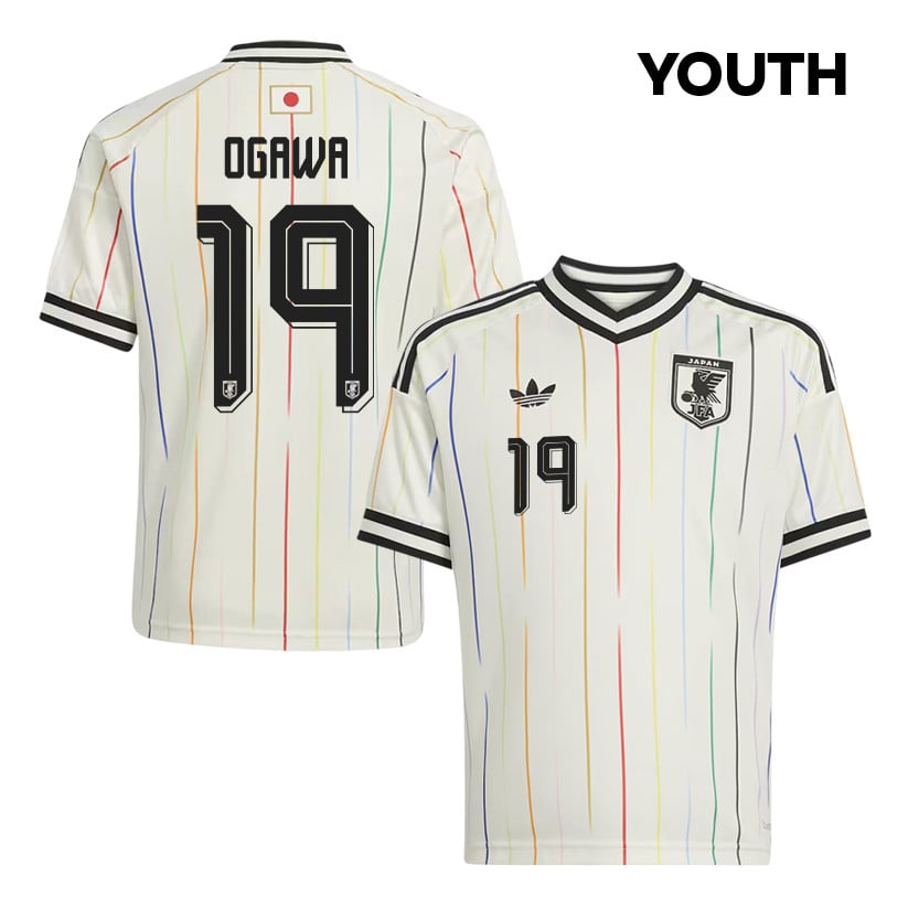 Koki Ogawa 19 Youth Japan National Team 2026 Away Jersey - Off White