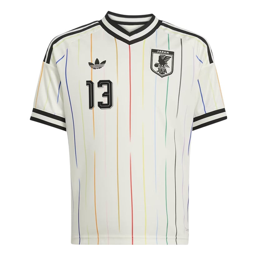 Keito Nakamura 13 Youth Japan National Team 2026 Away Jersey - Off White