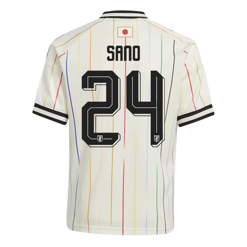Kaishu Sano 24 Youth Japan National Team 2026 Away Jersey - Off White