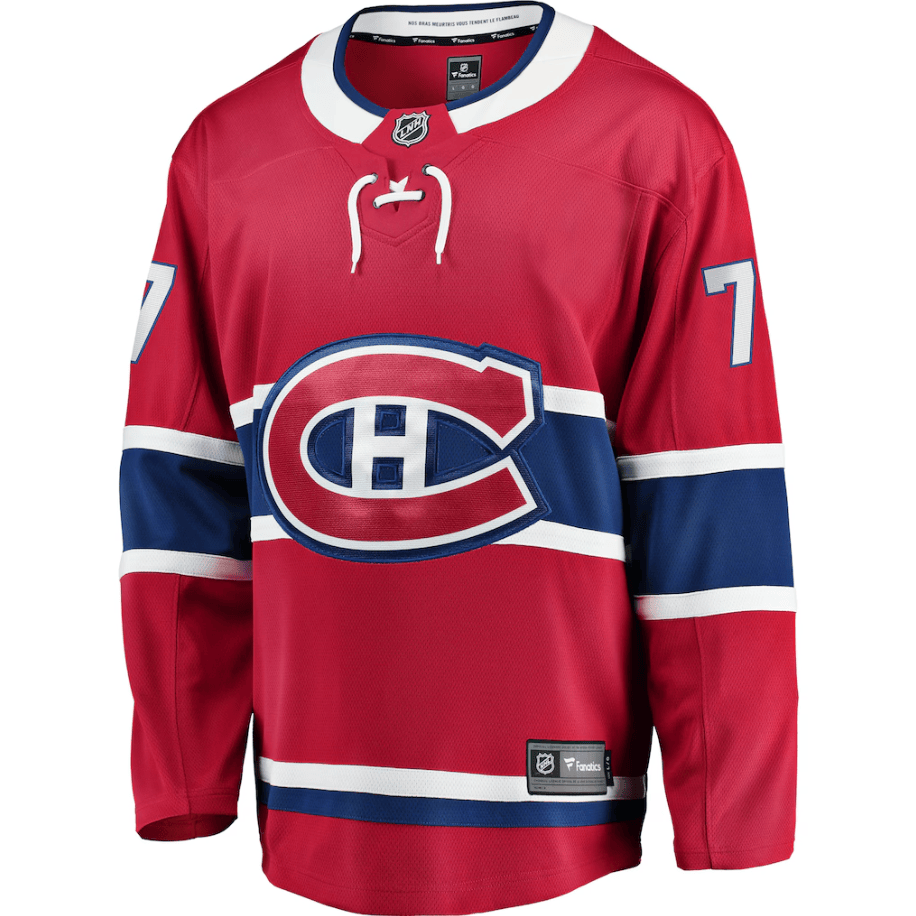Kirby Dach 77 Montreal Canadiens Home Breakaway Player Jersey - Red