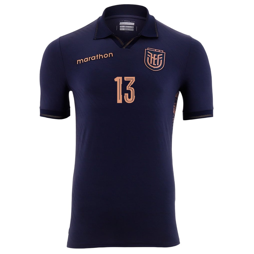 Enner Valencia 13 Ecuador National Team 2026 Away Jersey - Navy, Men