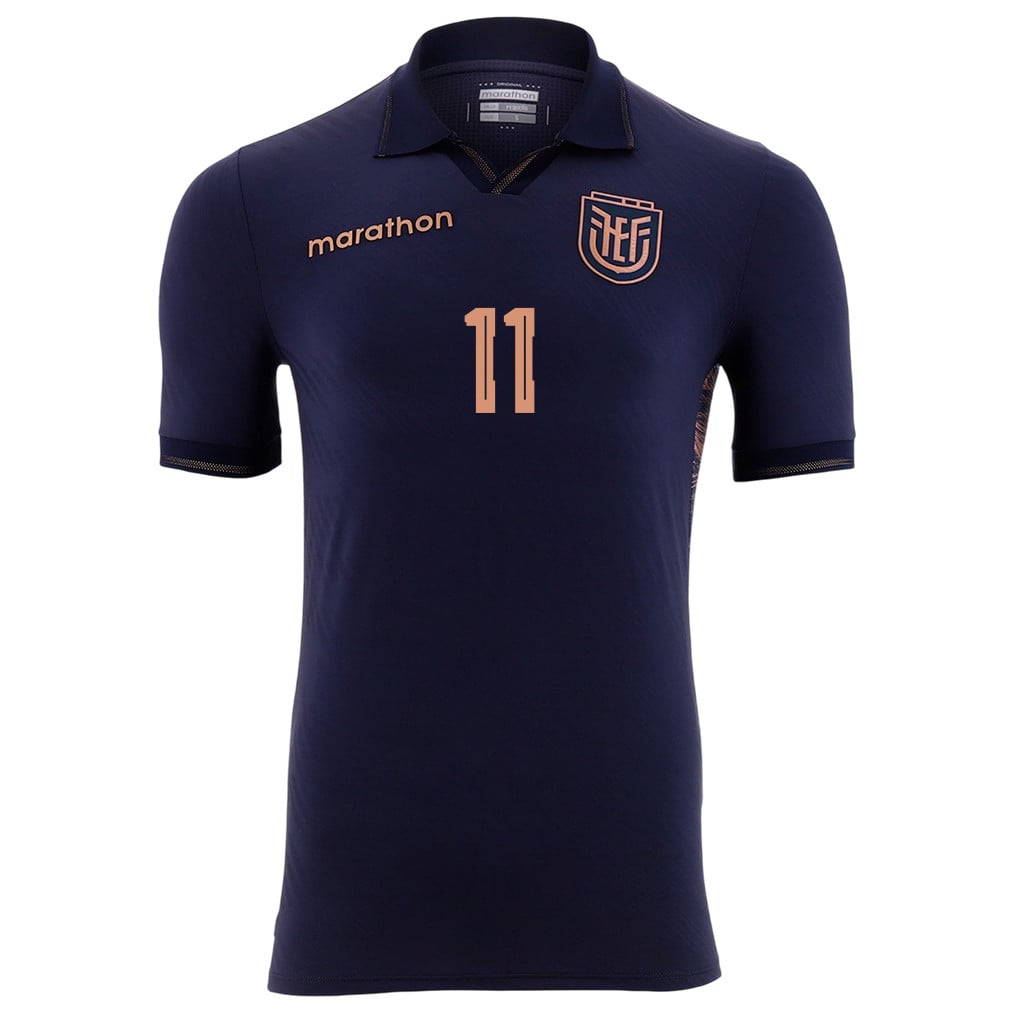 Kevin Rodriguez 11 Ecuador National Team 2026 Away Jersey - Navy, Men