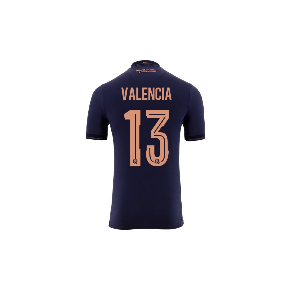 Enner Valencia 13 Youth Ecuador National Team 2026 Away Jersey - Navy