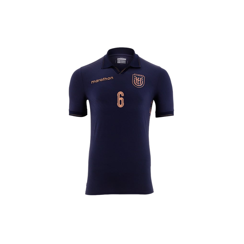 Willian Pacho 6 Youth Ecuador National Team 2026 Away Jersey - Navy