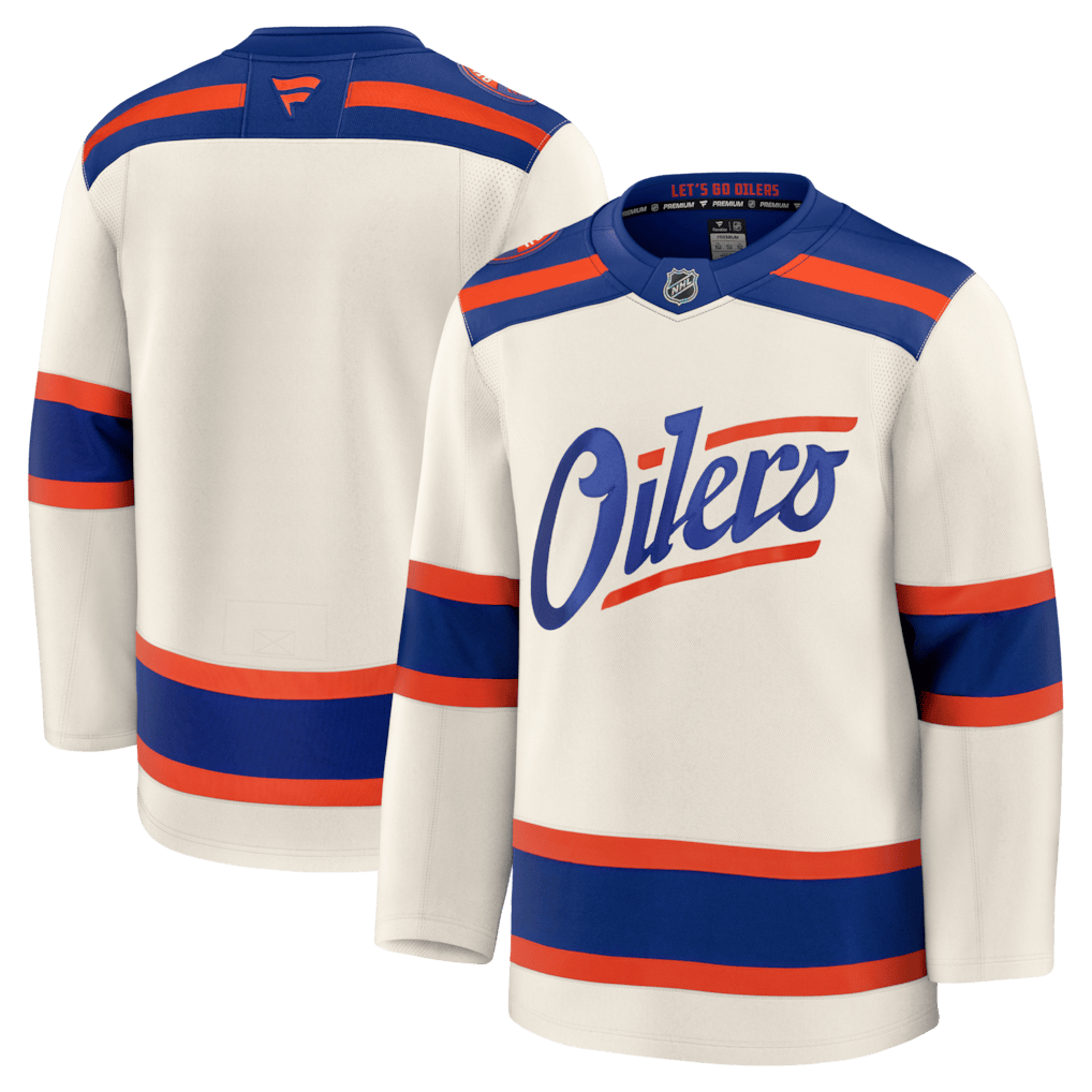 Edmonton Oilers Alternate Men Jersey - Light Beige